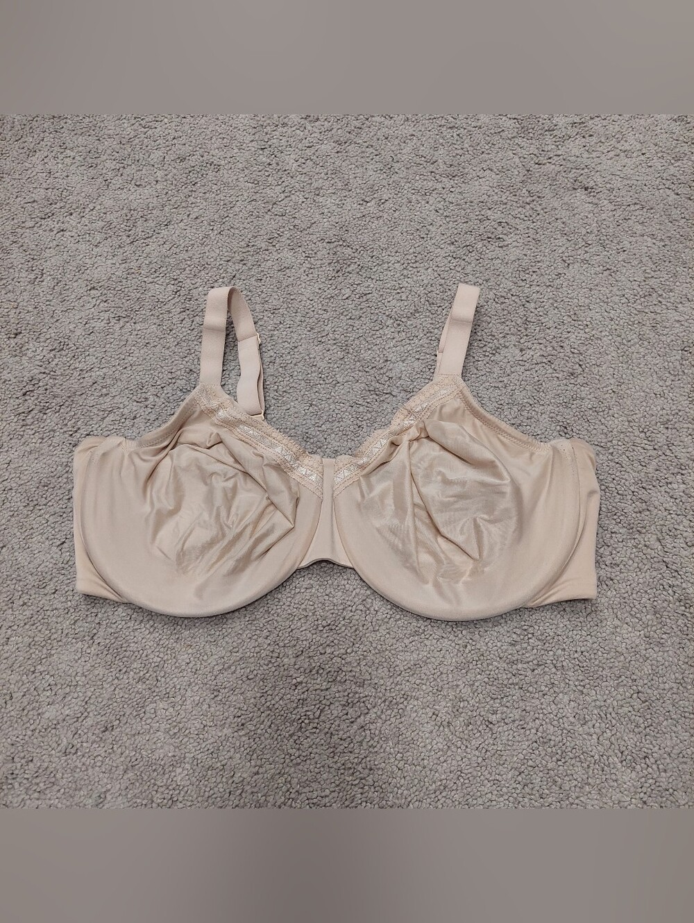 Wacoal Bra 855213 Size 42DDD Beige Tan Underwire Adjustable Straps 3-hook